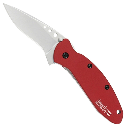 Kershaw Scallion Aluminum Red Knife