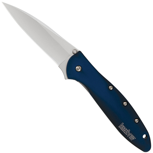 Kershaw Leek Aluminum Smoke Black and Blue Knife