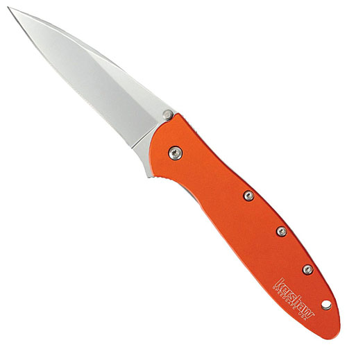 kershaw Leek Orange Folding Knife