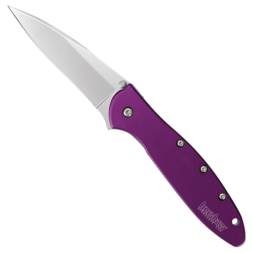 Kershaw Leek Folding Knife - Purple