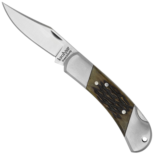 Kershaw Jigged Bone Inlay Corral Creek Lockback Folding Knife