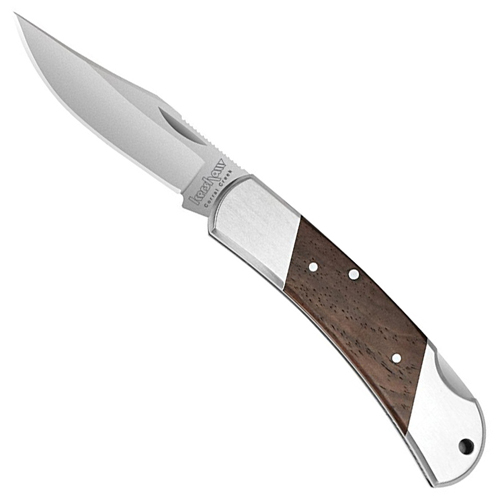 Kershaw Hardwood Inlay Black Gulch Lockback Folding Knife
