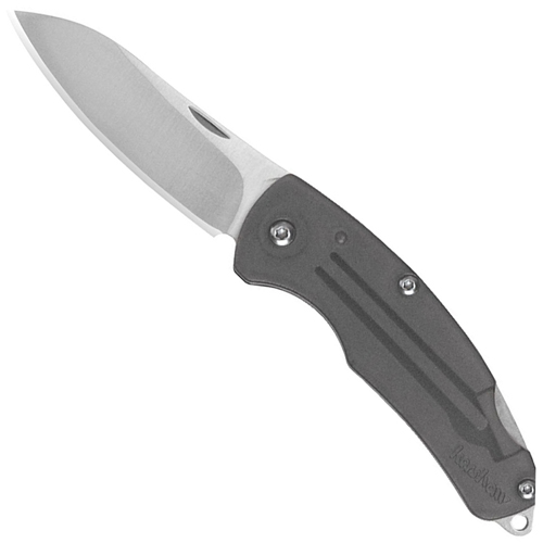 Kershaw Gray Translucent Handles Little Lockback Folding Knife