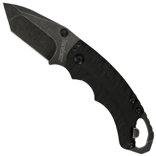 Kershaw Shuffle II Tanto Liner Lock BlackWash Folding Knife