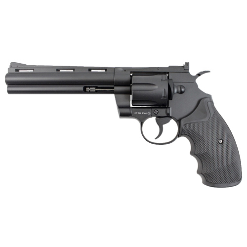 KWC KM68DN 6 Inch Black Steel BB Revolver
