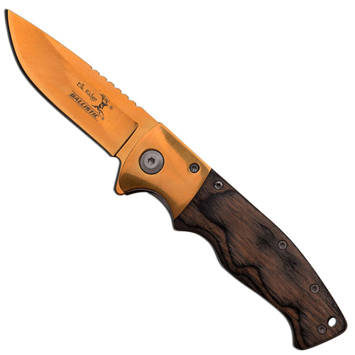 Elk Ridge ER-A010GBK Spring Assisted Knife 4.5 Inch Closed