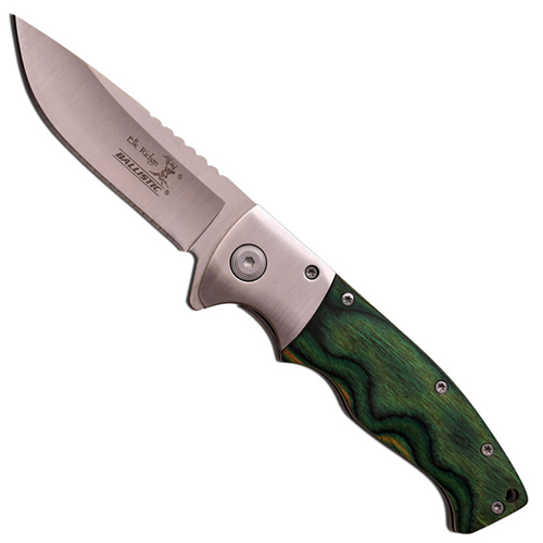 Elk Ridge ER-A010SGN Spring Assisted Knife 4.5 Inch Closed