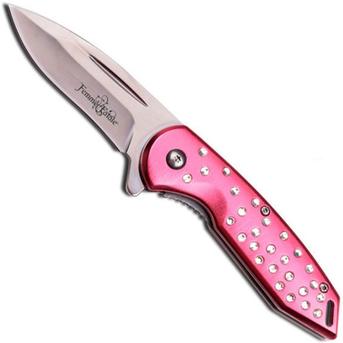 Femme Fatale FF-A005PK Folding Knife - Pink