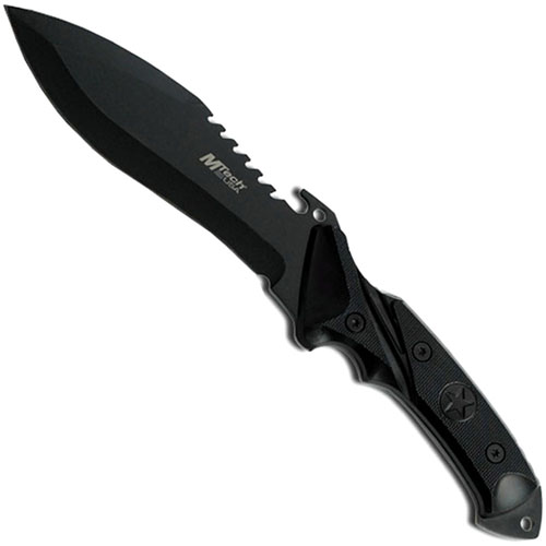 MTech USA 10 Inch Full Tang Nylon Fibre Handle Fixed Blade Knife