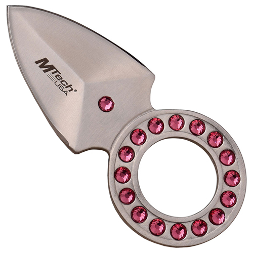 MTech USA 2 Inch Blade Fixed Knife w/ Kydex Sheath - Mirror