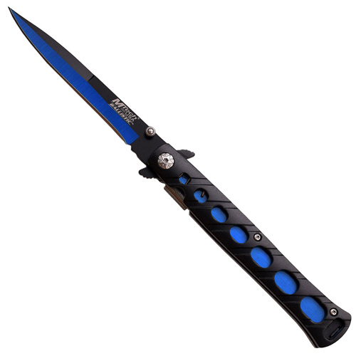 Mtech Usa Black And Blue Blade Folding Knife