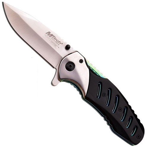 M-Tech USA Rainbow-Finish Pocket Knife