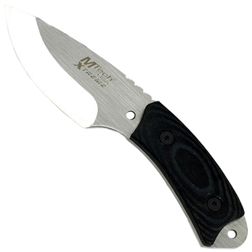 MTech Xtreme Black Micarta Handle 7 Inch Fixed Blade Knife