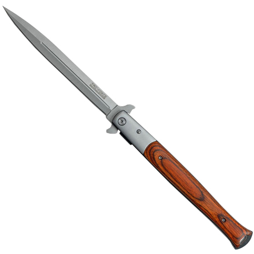Tac-Force Red Pakkawood Handle Folding Knife
