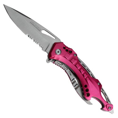 Tac-Force 4.5 Inch Closed Folding Knife - Pink