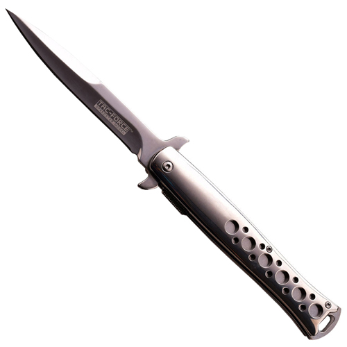 Tac-Force Mirror Titanium Coated Folding Blade Knife  - Clear