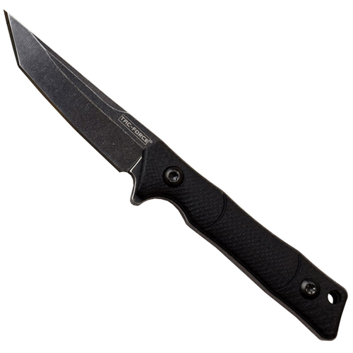 Tac-Force Tanto Fixed Blade Knife W/ Kydex Sheath - Black