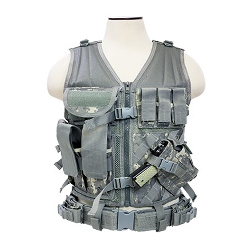 NcSTAR Large Tactical Vest - Digital Camo ACU