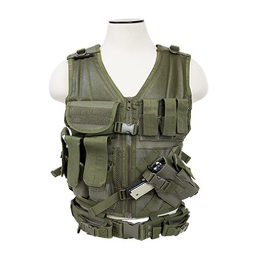 NcSTAR Large Tactical Vest - Green