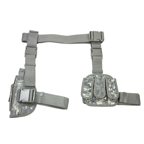 NcStar Digital Camo X4 Drop Leg Holster And Mag Pouch