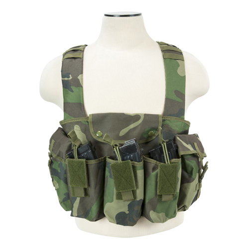 NcStar Ak Woodland Camo Chest Rig