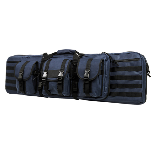 42 Inch Double Carbine Case - Blue\Black Trim