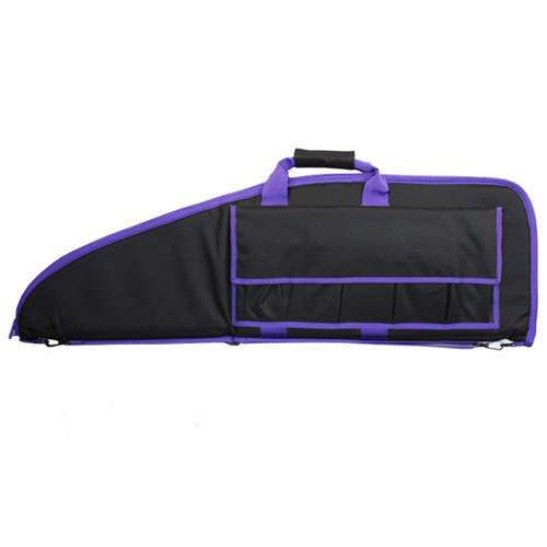 Vism 40 Inch X 13 Inch Gun Case - Black\Purple Trim