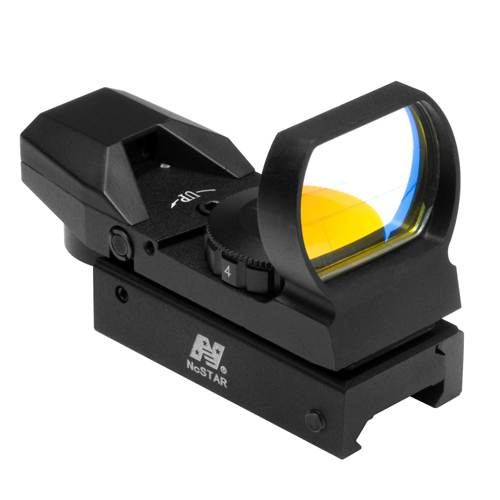 NcSTAR Red Four Reticle Reflex Sight - Black