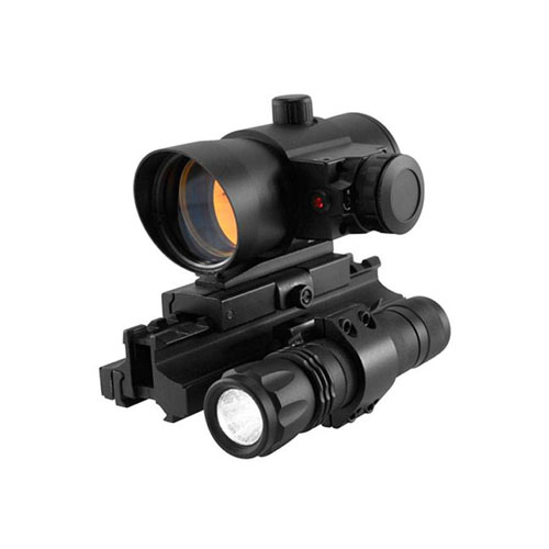 NcStar Special Operations Combo Red Dot Sight, Flashlight And Mounts 