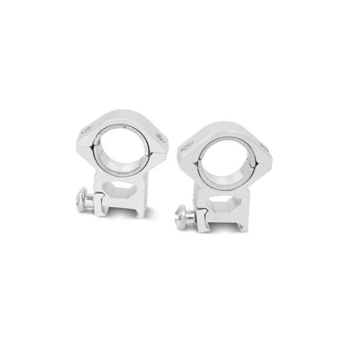 Ncstar 1 Inch Inserts Silver 30mm Weaver Ring