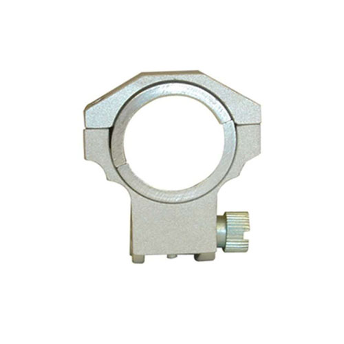 Ncstar 30mm Silver 1 Inch High Ruger Ring