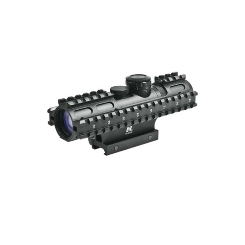 Ncstar Tri Rail Series 2-7x32 Compact Rangefinder Rifle Scope