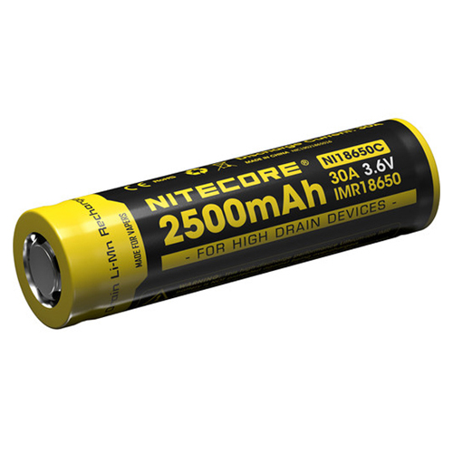 Nitecore IMR 18650C 2500mAh 30A Vape Battery