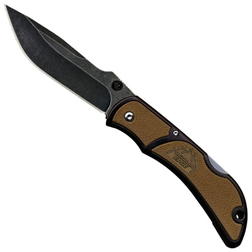 Outdoor Edge Chasm 2.5 Inch Lock-Back Knife - Coyote Brown