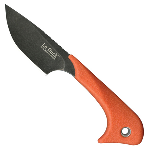 Le Duck Fixed Blade Knife - Orange