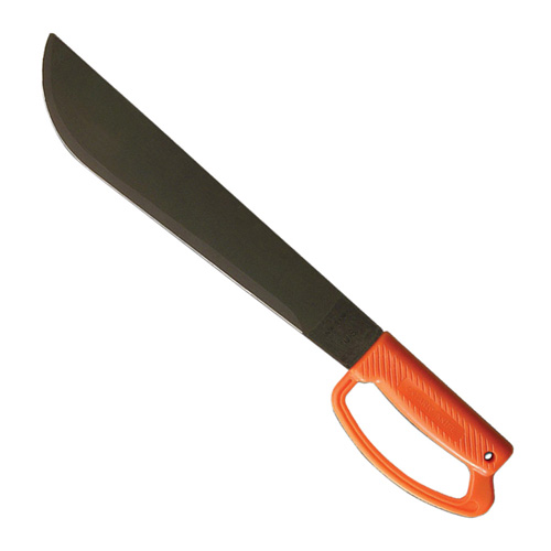 OKC 12 Inch Camper Orange D Handle Machete Retail Pkg