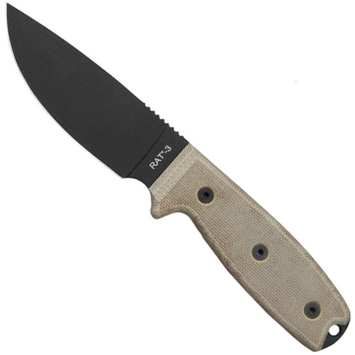 OKC RAT-3 Fixed Blade Knife With Nylon Sheath