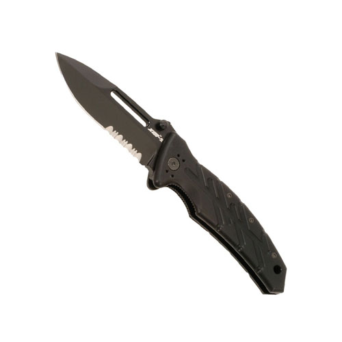 OKC XM 2TS Black Combo Edge Knife