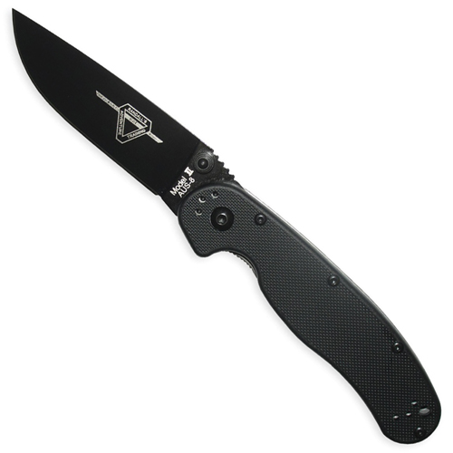 Ontario RAT Model II Black Blade Folding Knife