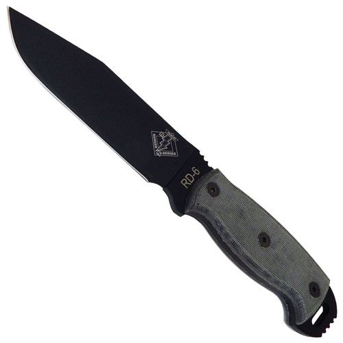 OKC RD 6 Black Micarta Knife