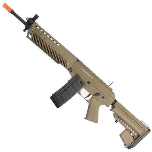 Sig Sauer 556 AEG Rifle w/ Metal Gear Box Tan