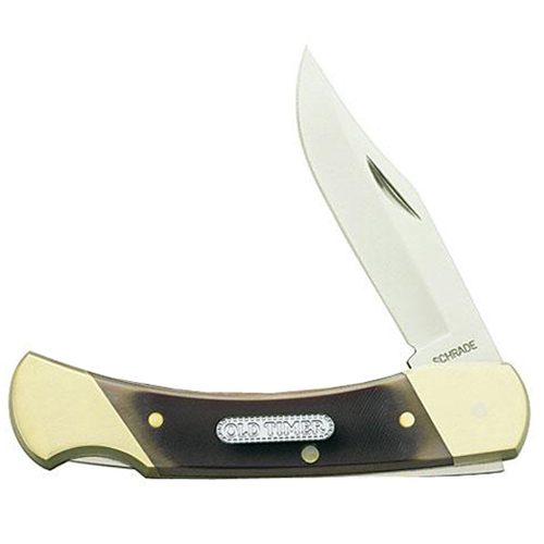 Schrade Cave Bear 5 Inches Closed With Nylon Sheath Folding knife