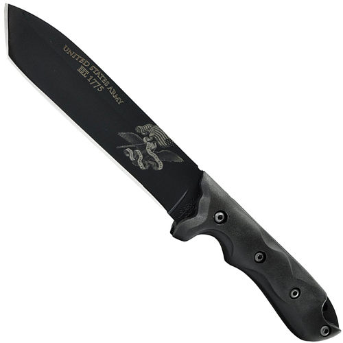 Schrade US Army Black Coated High Carbon Steel Tanto Fixed Blade Knife