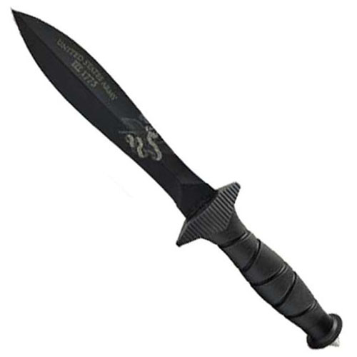 Schrade US Army Bayonet Black coated Fixed Blade Knife