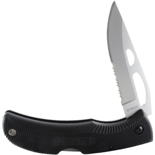 Schrade Knives MA3S Folder 40 Percent Serrated Knife