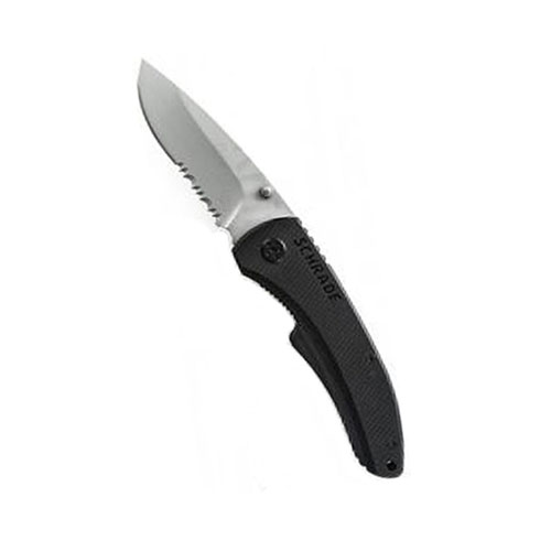 Schrade Large Liner Lock Stainless Steel Drop Point Blade Folding Knife