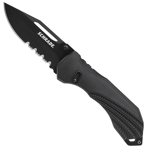 Schrade SCH510 Sure-Lock Folding Knife - Serrated