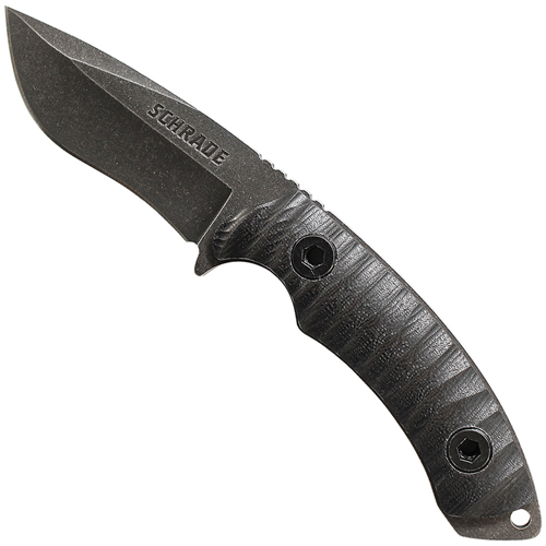 Schrade Drop Point Machined G10 Handle 8 Inch Fixed Blade Knife