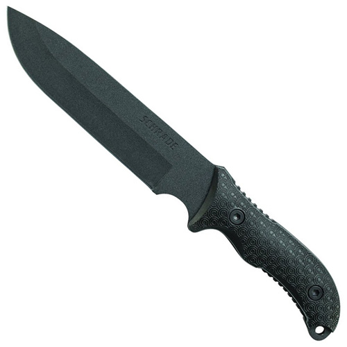 Schrade Full Tang Black Nylon Sheath 7 Inch Fixed Blade Knife