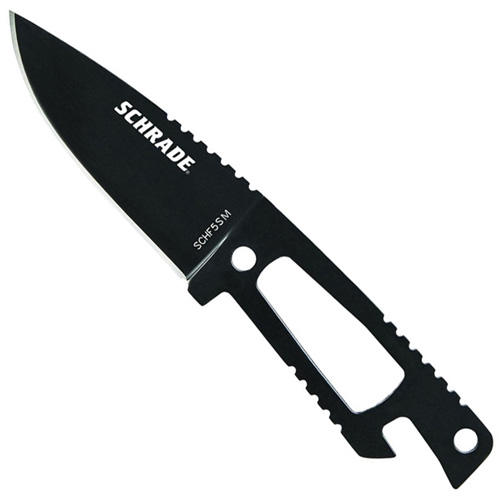 Schrade Steel Drop Point Plastic Sheath 4.34 inch Fixed Blade Knife
